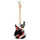 EVH Striped Series Circles - Maple Fingerboard, White and Black