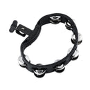 Meinl Percussion Traditional Mountable ABS Tambourine, Black, Nickel Plated Steel Jingles