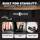 Kick Block Bass Drum Anchor - Black