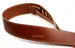 Levy's 2 1/2" Wide Walnut Veg-tan Leather Guitar Strap.
