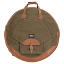 Tackle Canvas Cymbal Bag - Forest Green w/ Tan Trim - 24"
