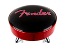 Fender Red Sparkle Logo Barstool - Black and Red Sparkle 24"