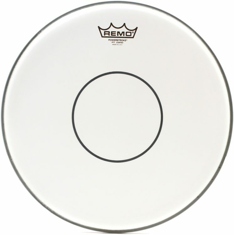 Remo Powerstroke 77 Coated +Clear Dot - 14"