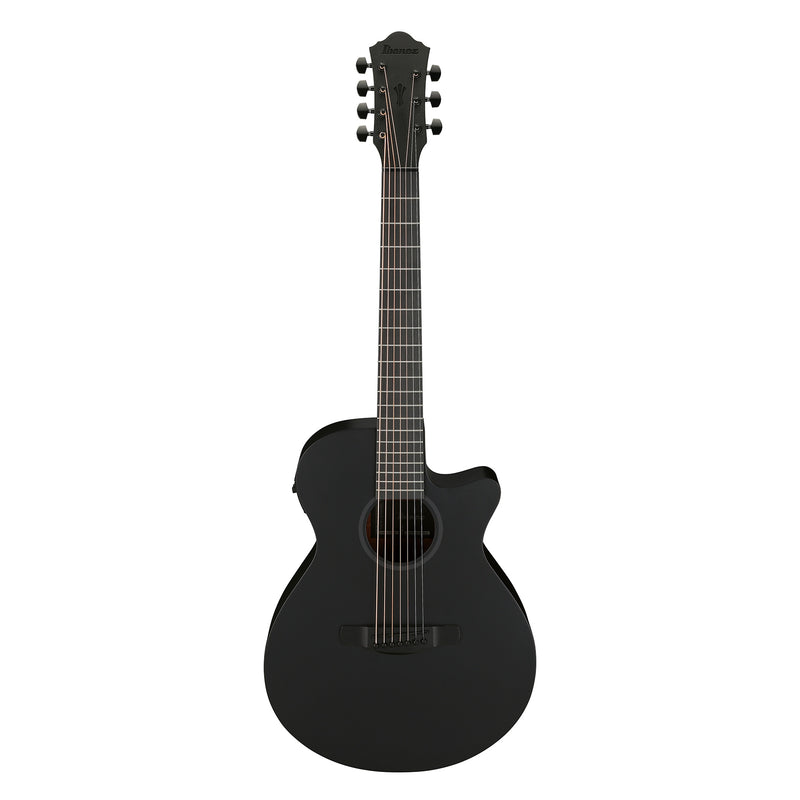 Ibanez AEG721 7-String Acoustic - Black Out