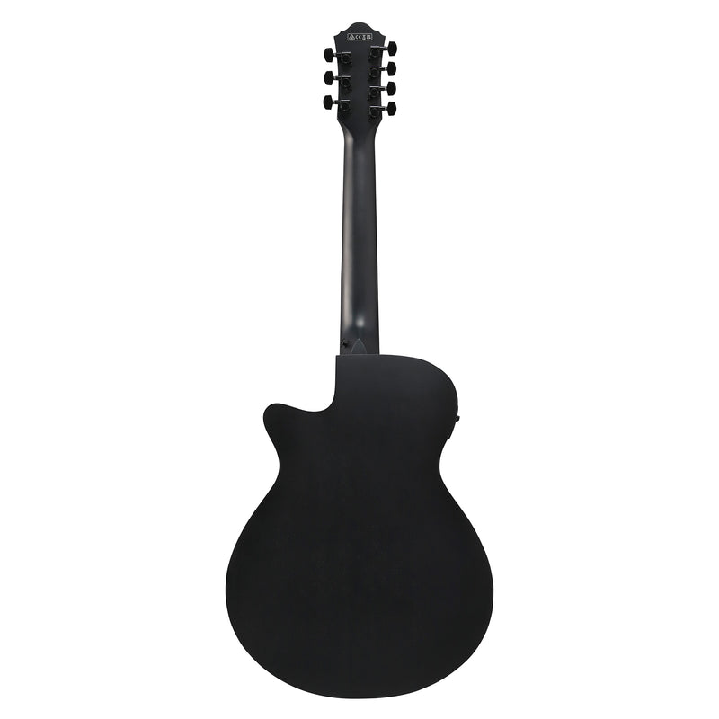 Ibanez AEG721 7-String Acoustic - Black Out