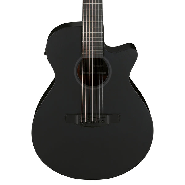 Ibanez AEG721 7-String Acoustic - Black Out