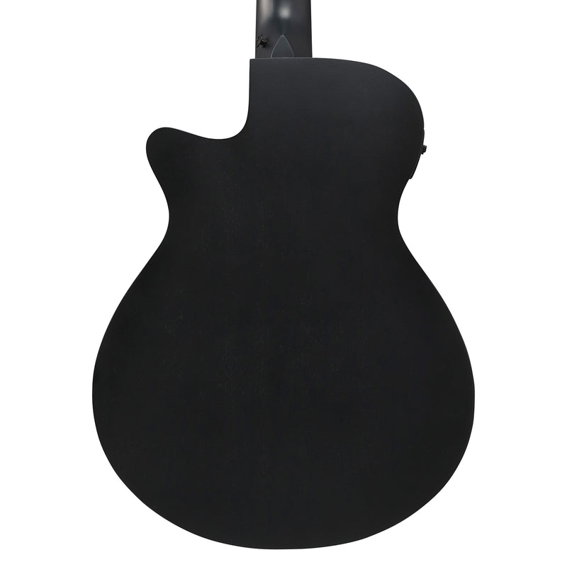 Ibanez AEG721 7-String Acoustic - Black Out