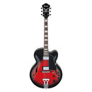 Ibanez Artcore AF75 - Transparent Red Sunburst