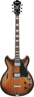 Ibanez Artcore AS7328 Baritone Semi-Hollow Electric Guitar - Tobacco Brown