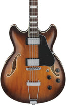 Ibanez Artcore AS7328 Baritone Semi-Hollow Electric Guitar - Tobacco Brown