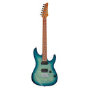 Ibanez AZ24S1F - Transparent Turquoise Burst