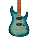 Ibanez AZ24S1F - Transparent Turquoise Burst