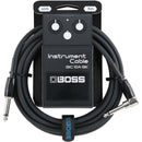 Boss BIC-10A Straight to Right Angle Instrument Cable