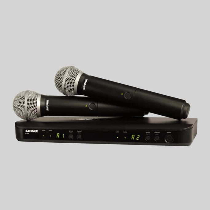 Shure BLX288/PG58-H11 Dual Vocal System With PG58 Microphones