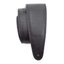Perri's Black Padded Leather Guitar Strap - BM35PD-7133