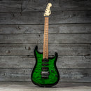 Charvel MJ San Dimas Style 1 HSH - Transparent Green Burst
