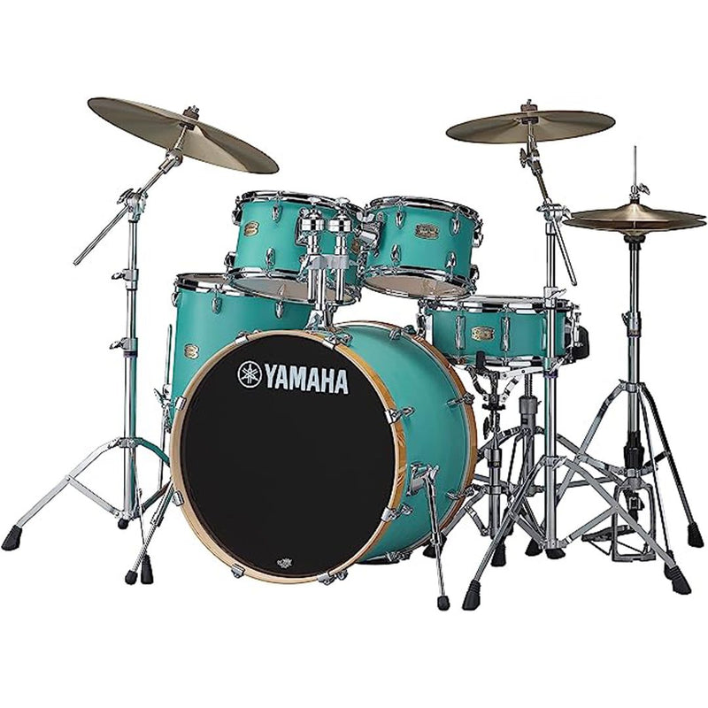 Yamaha Stage Custom Birch 5pc Shell Pack w/Hardware - Matte Surf Green