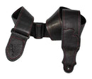 Franklin Deluxe 60 – 2” All Black Leather Guitar Strap