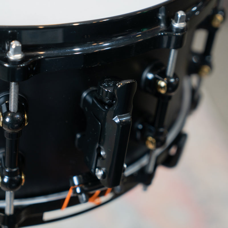 Pearl Matt Halpern Signature Black Brass Snare - 14x6"