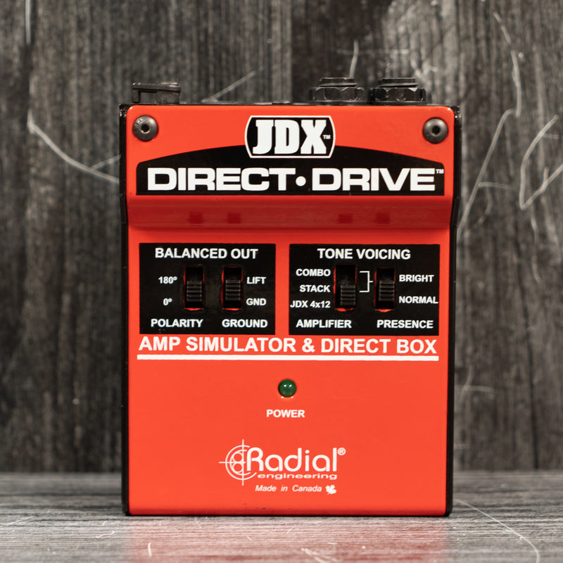 Radial JDX Direct-Drive Analog Amp Simulator