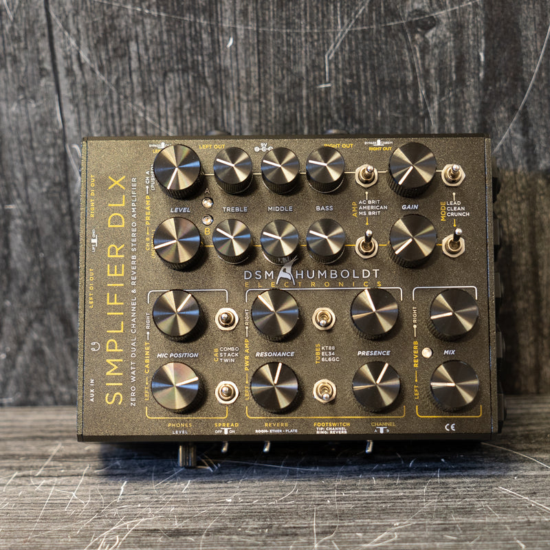DSM & Humboldt Electronics Simplifier Deluxe Zero-Watt Stereo Guitar Preamp / CabSim / DI