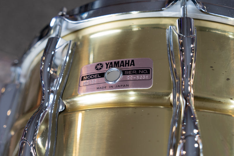 Yamaha SD-498 Brass Snare 1980s - 14x8"