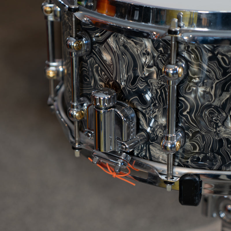 Pearl Music City Custom Reference Pure Snare - Pewter Abalone - 14x6.5"