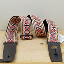 Lock-It Straps 2" Wide Deluxe Jacquard With Premium Lock-It Leather Ends - LIS-264