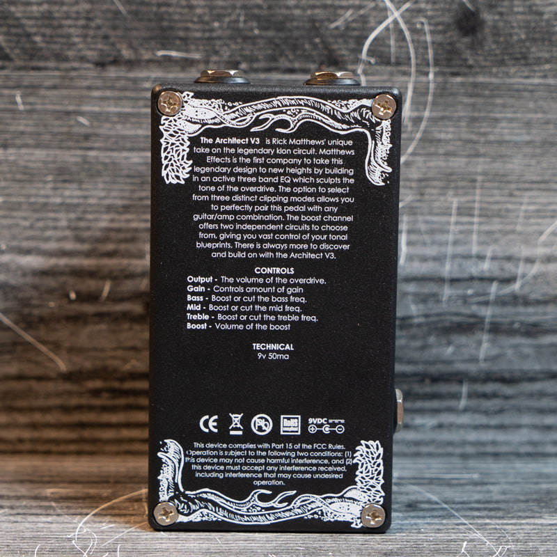 Matthews Effects The Architect Foundational Overdrive/Boost V3