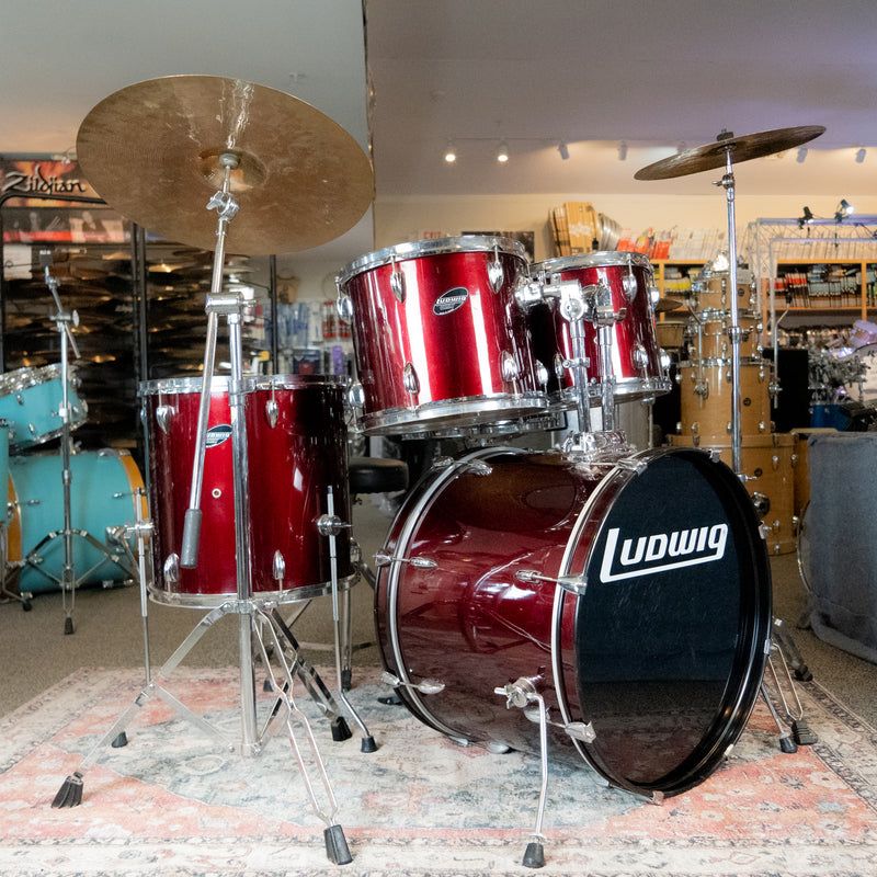 Ludwig Accent Combo 5pc Kit w/Cymbals and Hardware