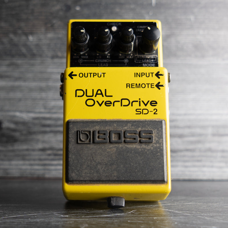 人気直売【美品！】 BOSS SD-2 DUAL OverDrive / ボトムプレート ギター