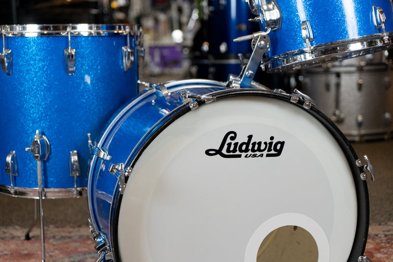 Ludwig 1960s 3pc Kit - Blue Sparkle