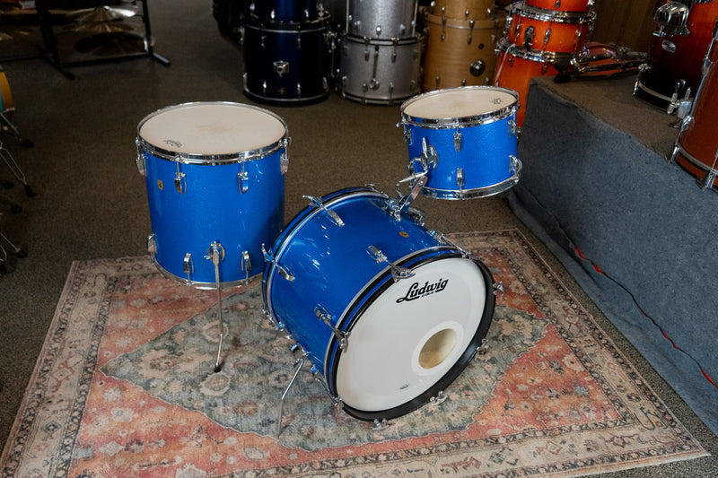 Ludwig 1960s 3pc Kit - Blue Sparkle