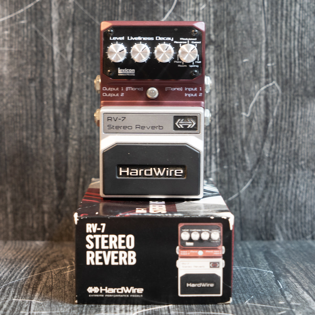 digitech reverb pedal Digitech Hardwire RV-7 Stereo Reverb