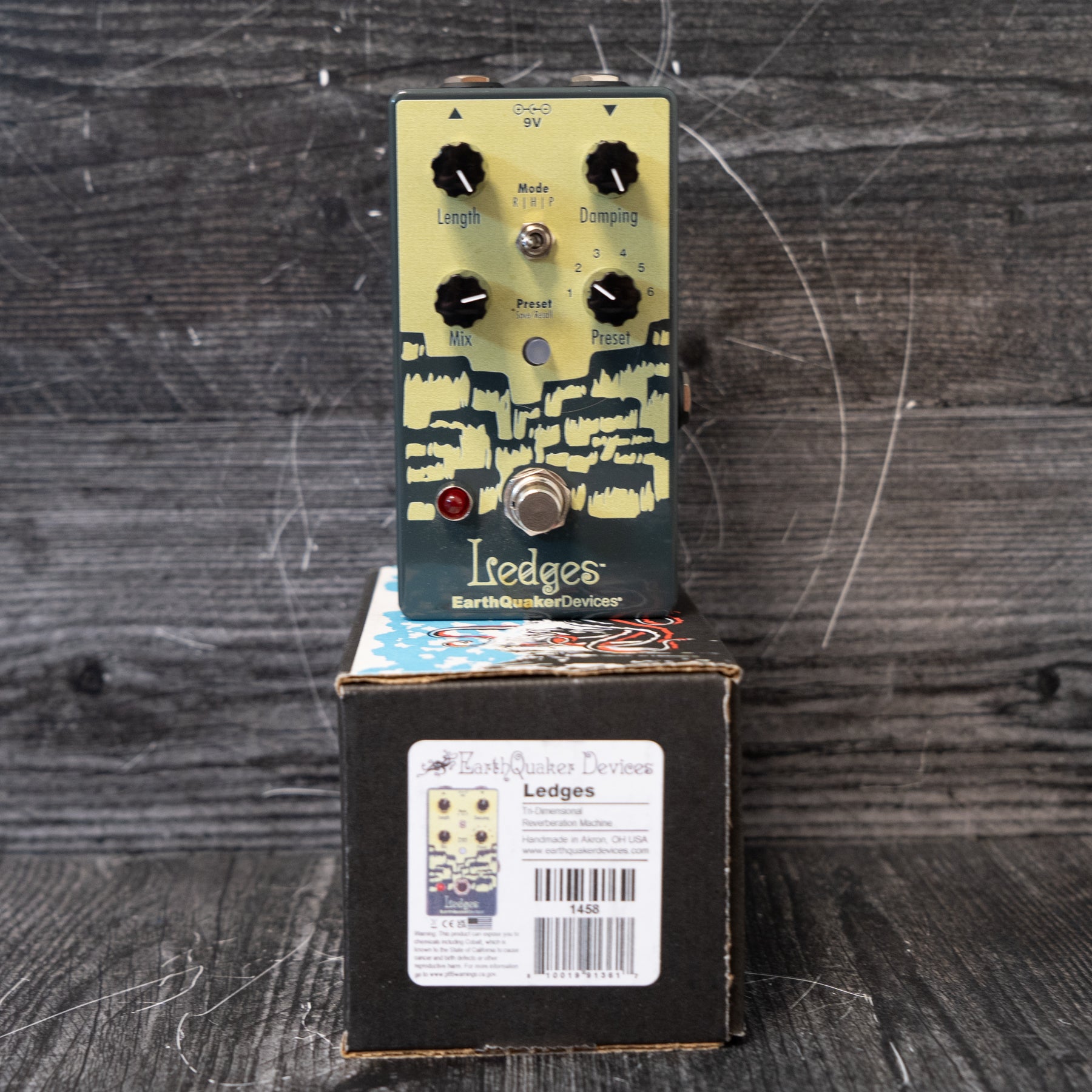 EarthQuaker Devices Ledges Tri-Dimensional Reverberation Machine