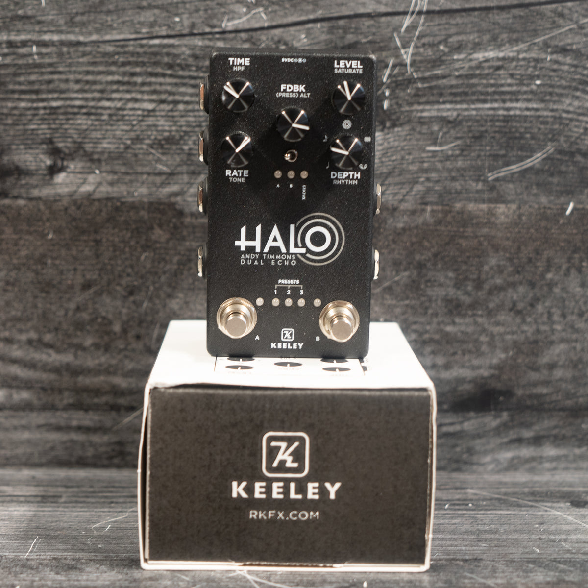 halo dual echo pedal Keeley Halo Andy Timmons Signature Dual Echo