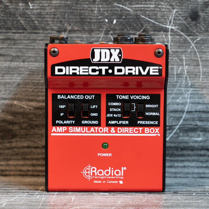 Radial JDX Direct-Drive Analog Amp Simulator