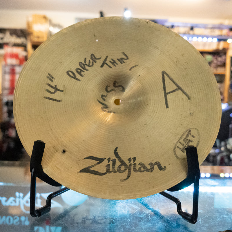 Zildjian A Paper Thin Crash - 14" w/ Rivets
