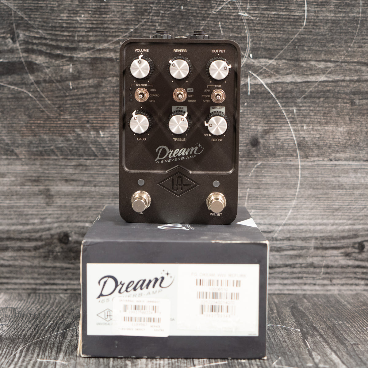 UAFX DREAM 65 Reverb Amplifier ファームウェア最新