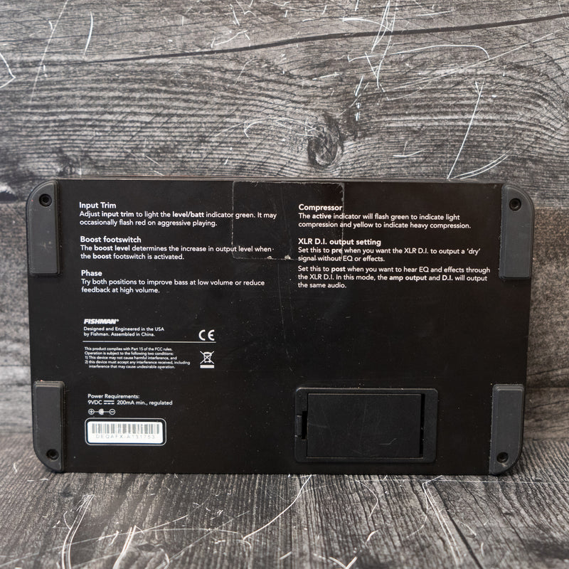 Fishman ToneDeq AFX Preamp EQ and DI with Dual Effects
