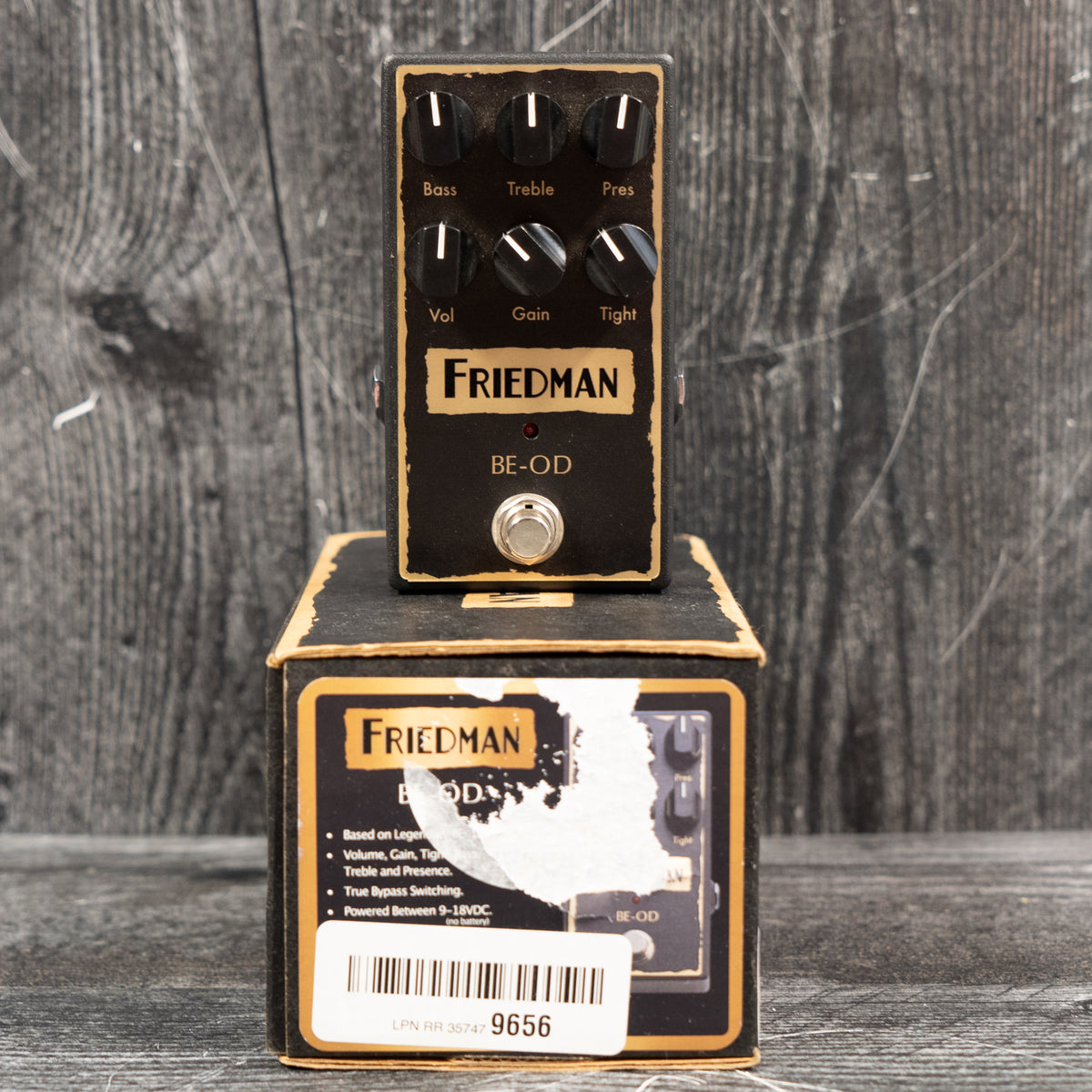 Friedman BE-OD Overdrive Pedal