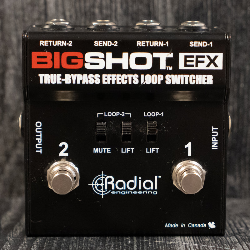 Radial BigShot EFX True-Bypass Effects Loop