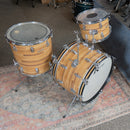 1960's Rogers Fullerton Era Powertone 3pc Kit - Butcher Block