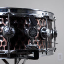 Natal Hammered Steel Bronze Snare - 13x5.5"