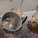 1960's Rogers Fullerton Era Powertone 3pc Kit - Butcher Block