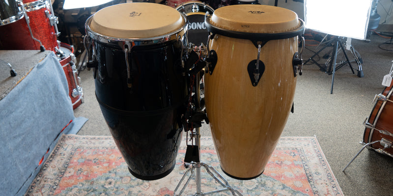 Afro Conga Drums w/ Stand