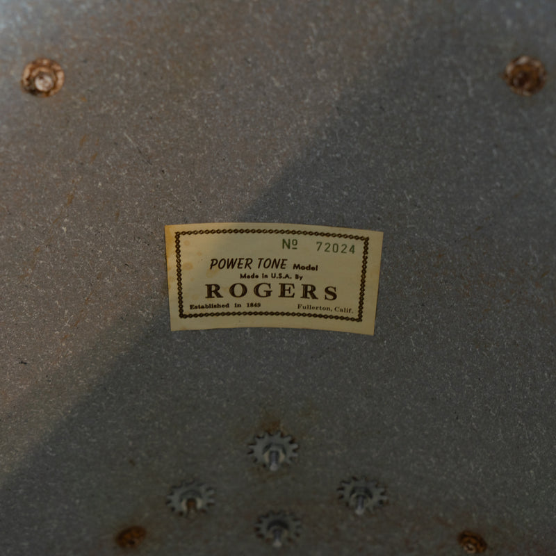 1960's Rogers Fullerton Era Powertone 3pc Kit - Butcher Block