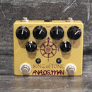 Analogman King of Tone V4 w/Red Side High Gain Option - Gold with Purple Graphics