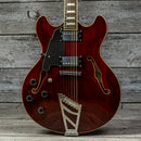 D'Angelico Premier DC Semi-Hollow - Left-Handed