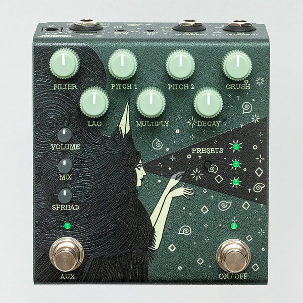 Old Blood Noise Endeavors Dark Star Stereo Soundscape Reverb - Green Galaxy